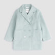 Cloud Blue Girl's Double-Breasted Coat | Miles The Label