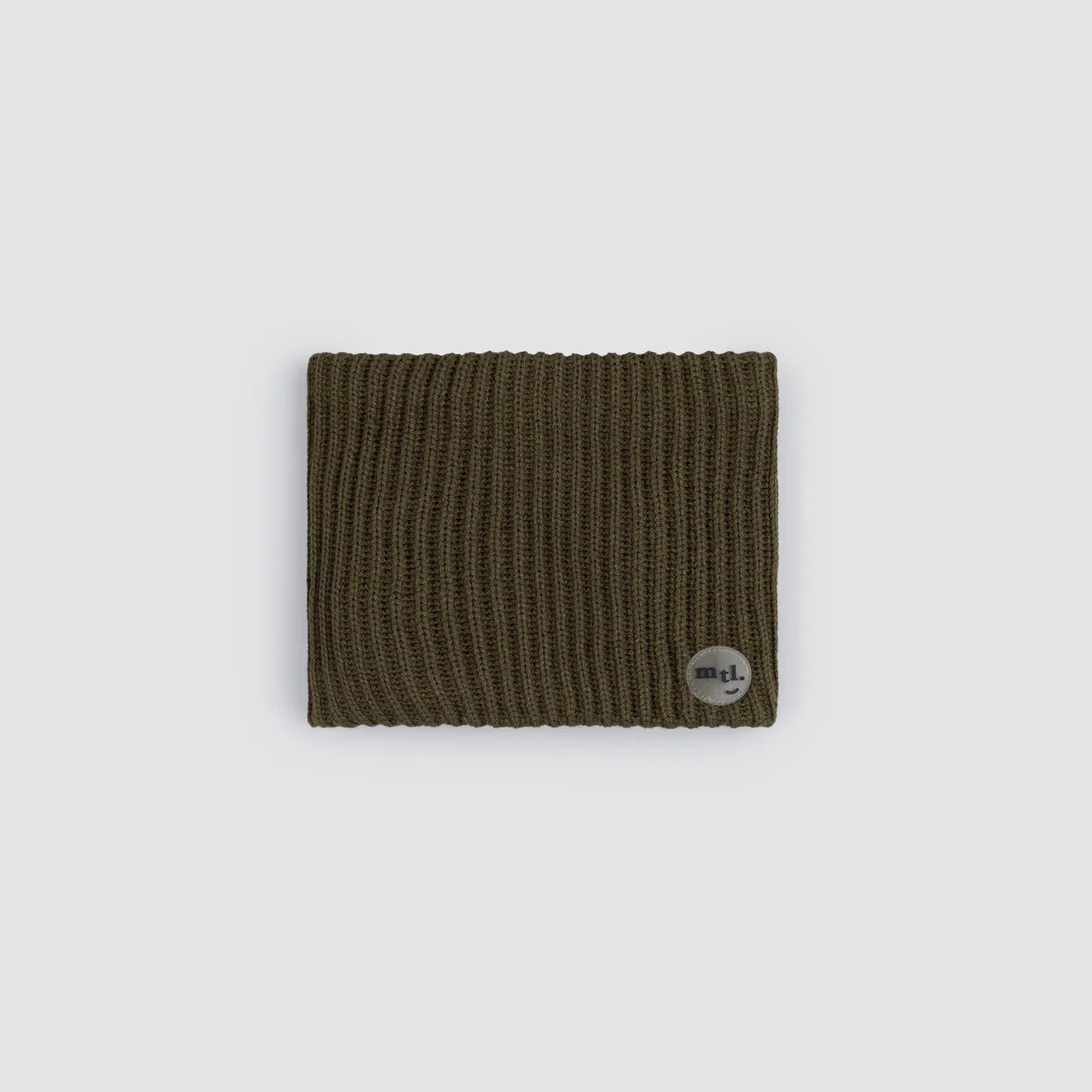 Ribbed Neck Warmer | Lichen Green | Miles The Label