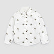 Knight Print on Off-White Shirt | Miles The Label