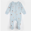 Sugar Plum Fairy Print on Ice Blue Sleeper | Petit Lem