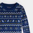 Hanukkah Fair Isle Print PJ Set | Petit Lem