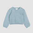 Light Azul Girls' Sweater | Miles The Label