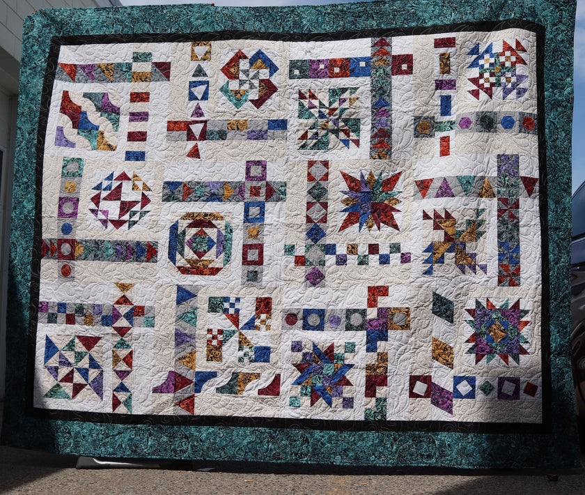 Store Sample- Queen Size Quilt- Illusions