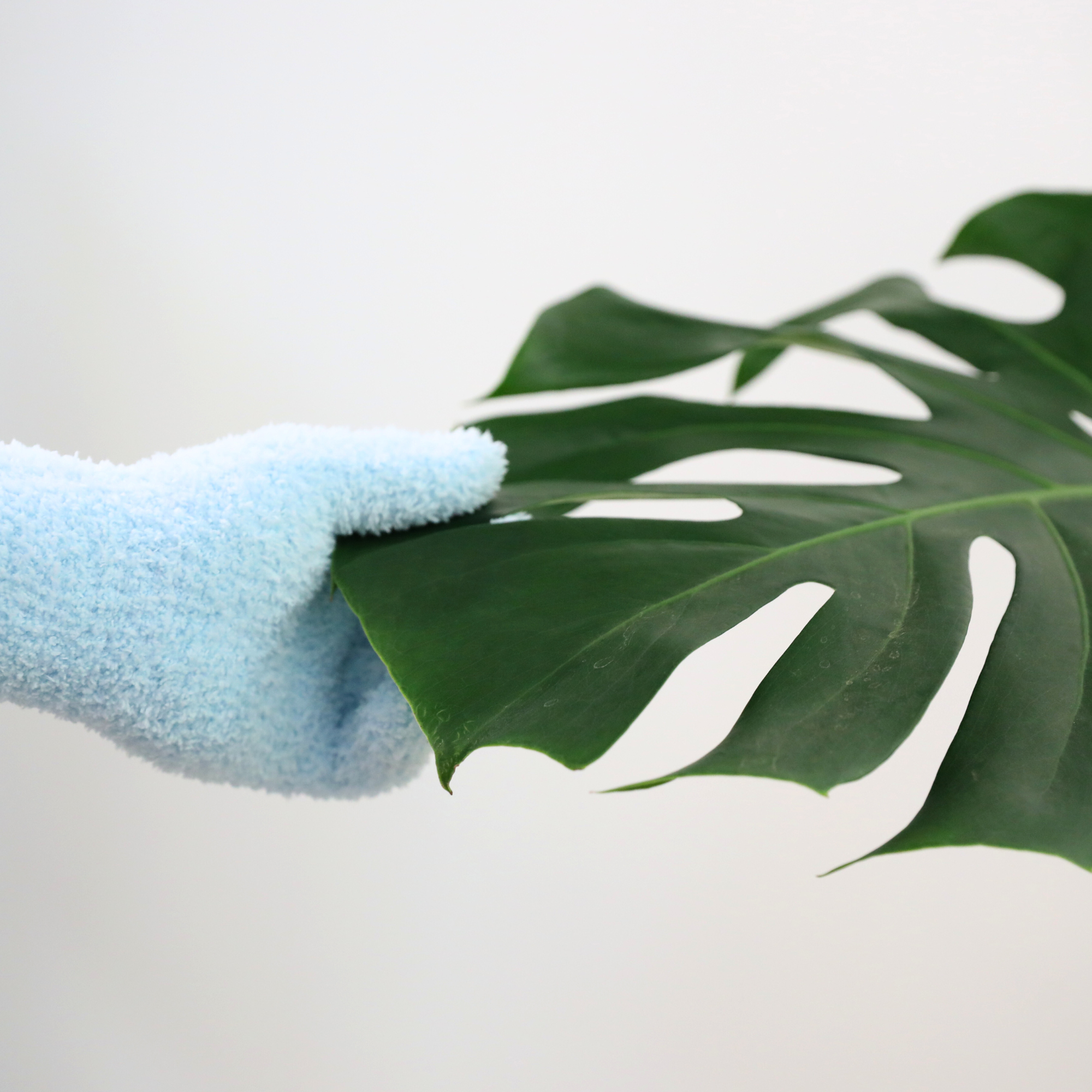 1 Pair Leaf Shining Microfiber Gloves