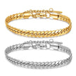 Fashion All-matching Cuban Link Chain Bracelet