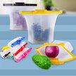 10pcs Kitchen Refrigerator Silicone Food Storage Bag