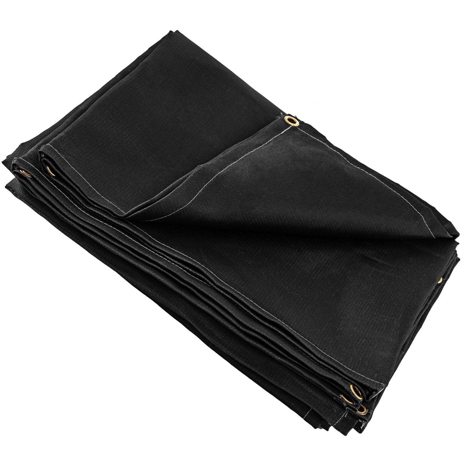8 X 10 Ft Welding Blanket Black Fiberglass Blanket Portable Fiberglass Fire Retardant Blanket Welding Mat Welding Fireproof Thermal Resistant Insulation With Carry Bag
