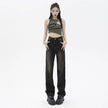Low rise Distressed Oversized Street style Jean Pant women