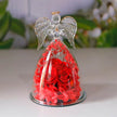 Eternal Flower Gift Box Angel Glass Cover Dried Rose Gift Box For Christmas New Year Valentine's Day Home Decor