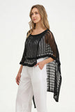Women's Knit Poncho Top