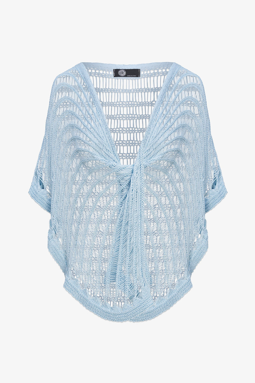 Women's Knit Poncho Top