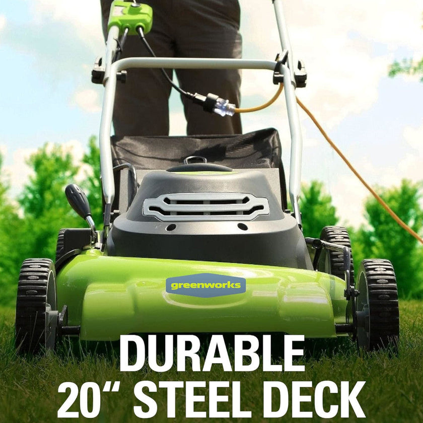 GREENWORKS 25022 12 Amp Corded 20-Inch Lawn Mower