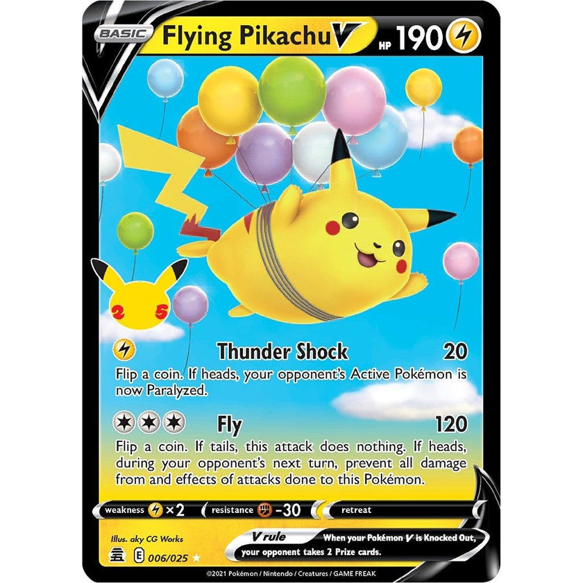Flying Pikachu V (006/025) (CLB)