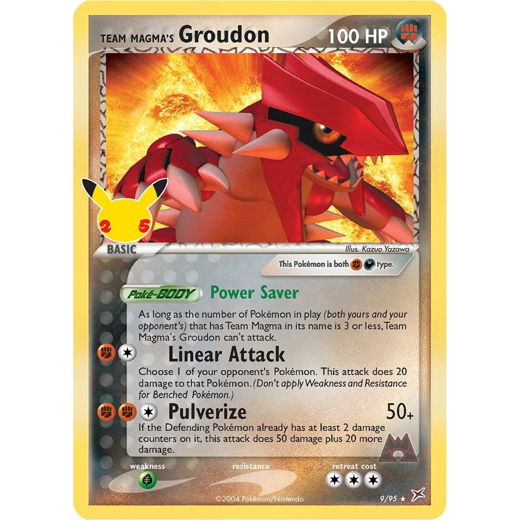 Team Magma's Groudon (9/95) (CCC)
