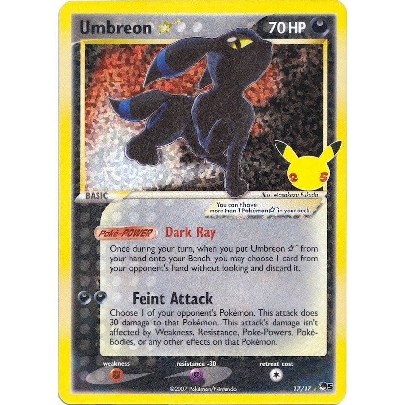 Umbreon Star (17/17) (CCC)
