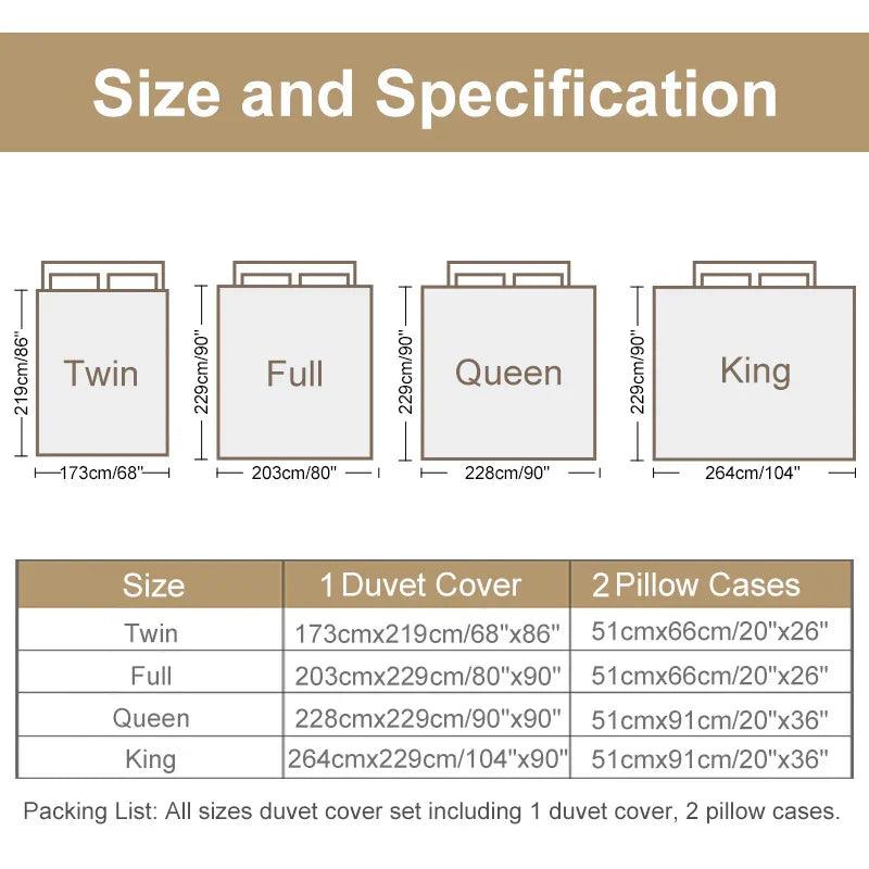 3 Piece Spring Floral Duvet Cover Set For Women Adults Home Bedroom Flowers Bedding Set With 2 Pillowcases Twin Full Queen King Size