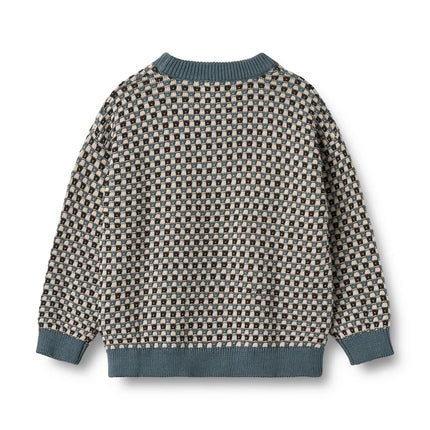 Jaquard Pullover Flores | Stormy Weather | Wheat Kids