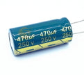 10-400V High Frequency Low ESR Aluminum Fixed Capacitor 100-6800UF