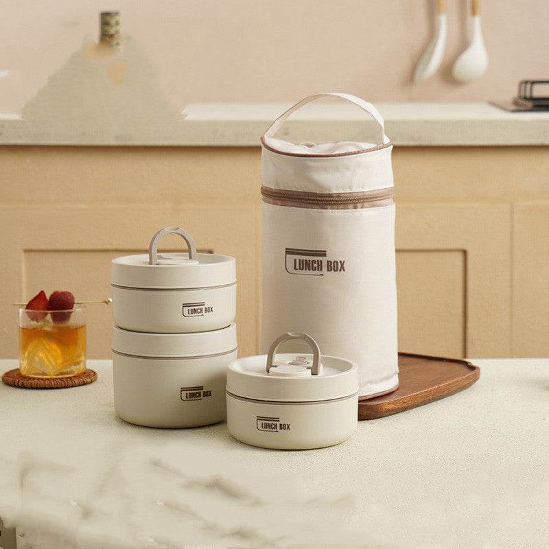 Portable Insulated Work Lunch Box and Canvas Lunch Bag