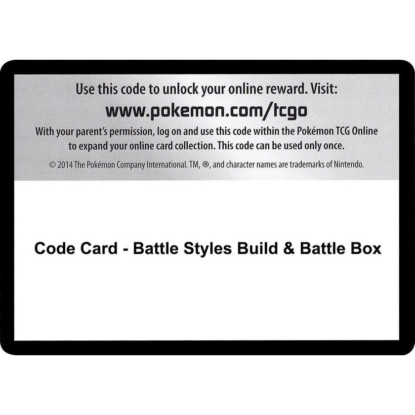 Code Card - Battle Styles Build & Battle Box (SWSH05)