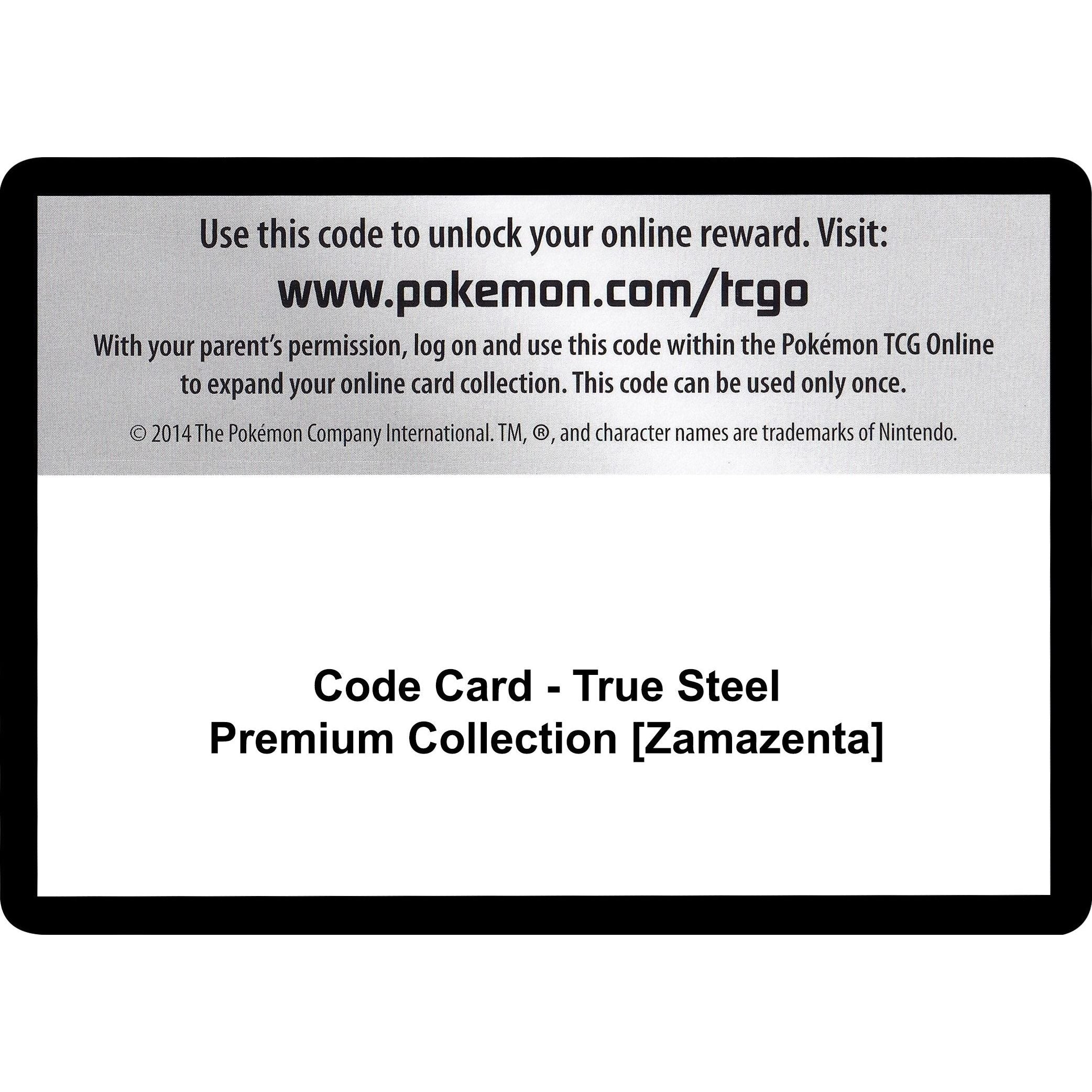 Code Card - True Steel Premium Collection [Zamazenta] (SWSH03)