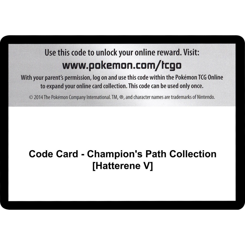 Code Card - Champion's Path Collection [Hatterene V] (CHP)