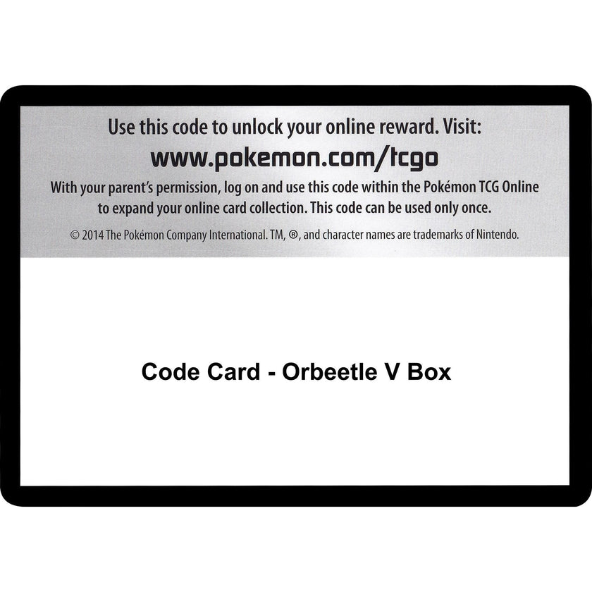 Code Card - Orbeetle V Box (SWSH04)