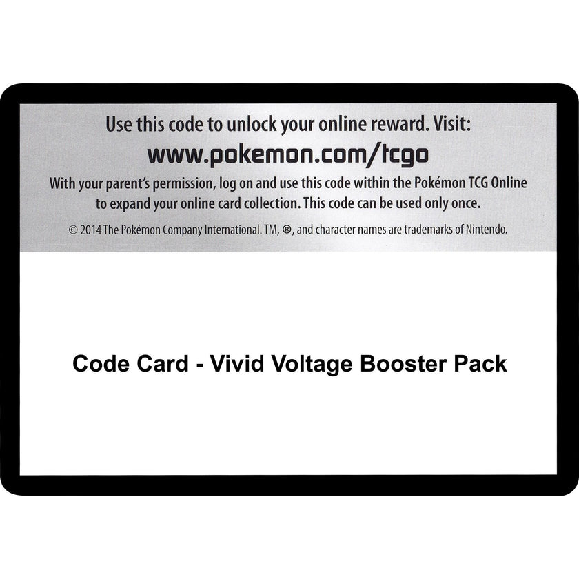 Code Card - Vivid Voltage Booster Pack (SWSH04)