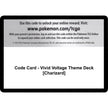 Code Card - Vivid Voltage Theme Deck [Charizard] (SWSH04)