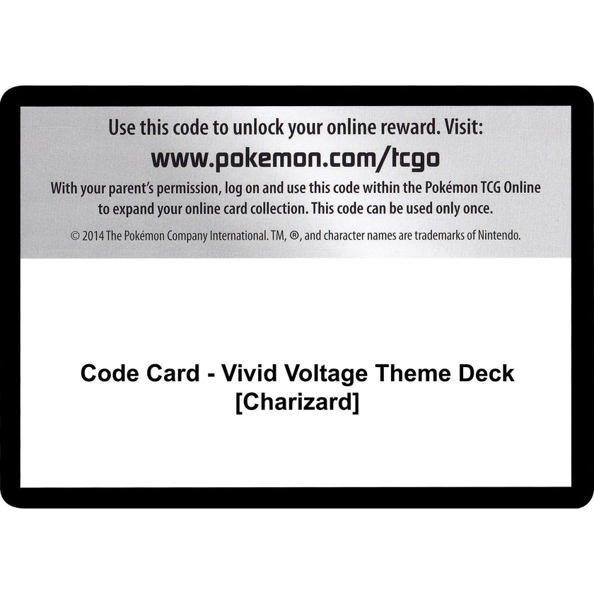 Code Card - Vivid Voltage Theme Deck [Charizard] (SWSH04)