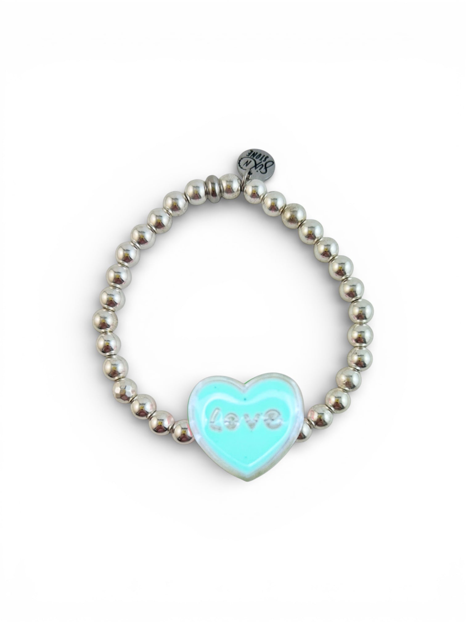 Sweetheart Hematite Bracelets - Mom and Mini