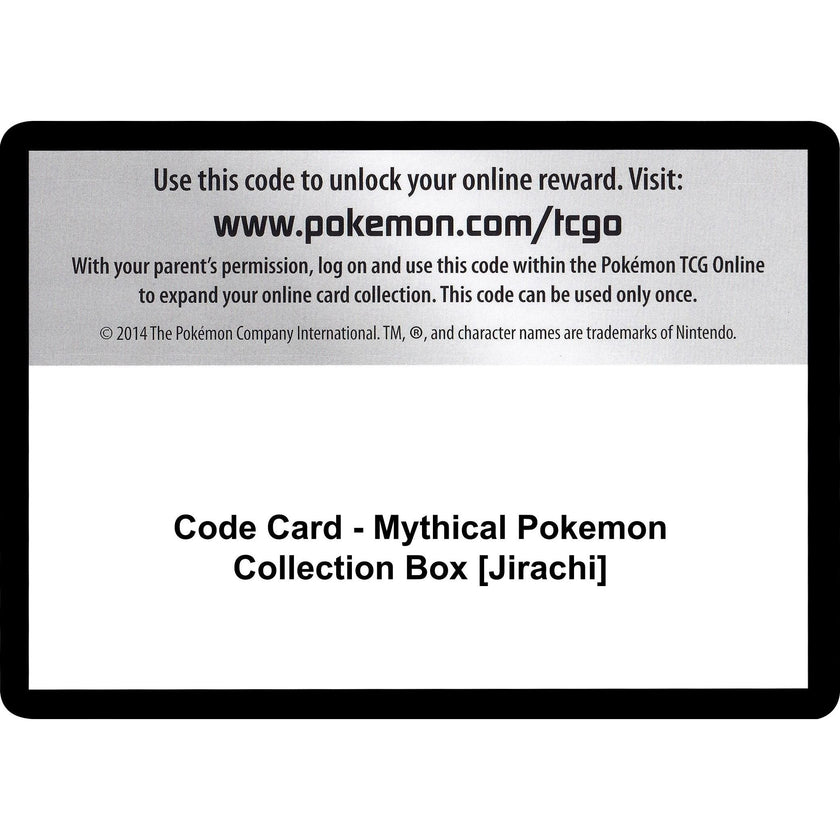 Code Card - Mythical Pokemon Collection Box [Jirachi] (GEN)