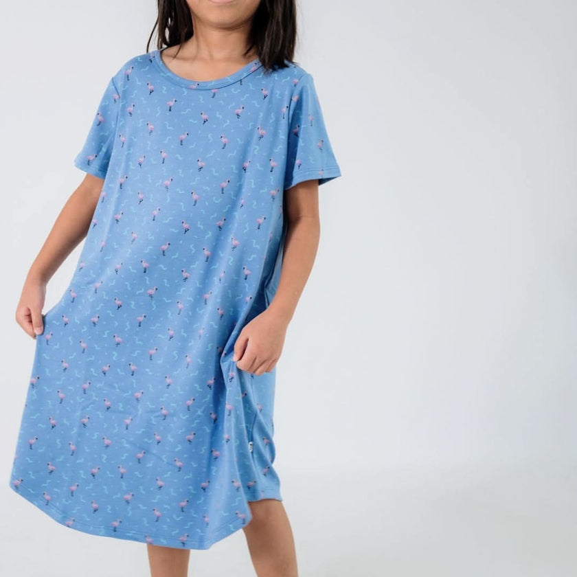 Youth Bamboo Bamboo Winslow Dress | Flamingo Fête