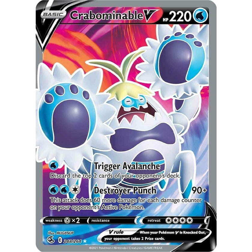 Crabominable V (Full Art) (248/264) (SWSH08)