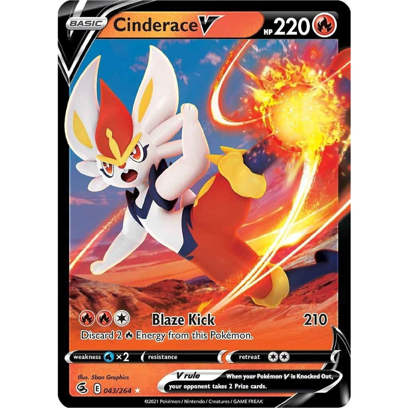 Cinderace V (43) (043/264) (SWSH08)