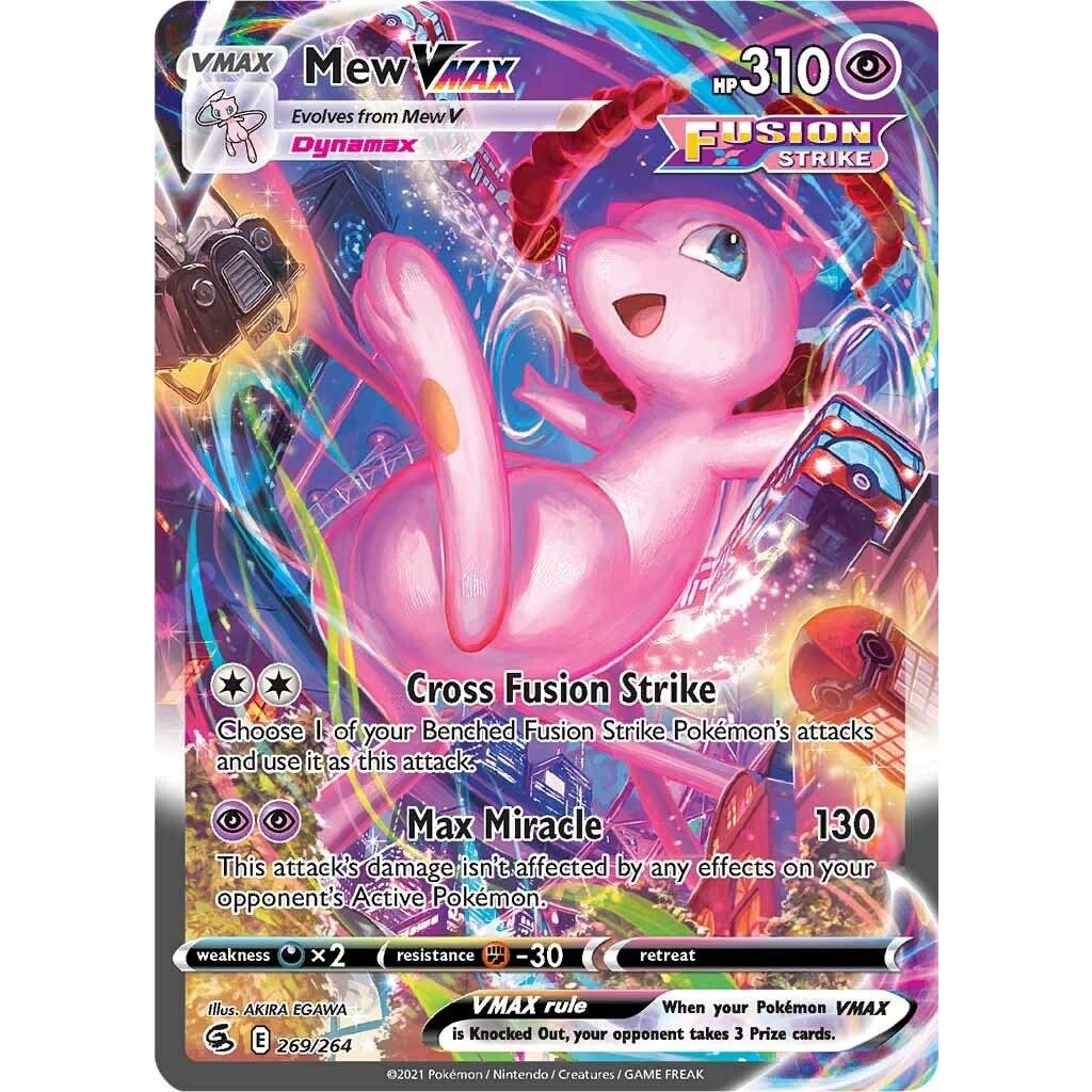 Mew VMAX (Alternate Art Secret) (269/264) (SWSH08)