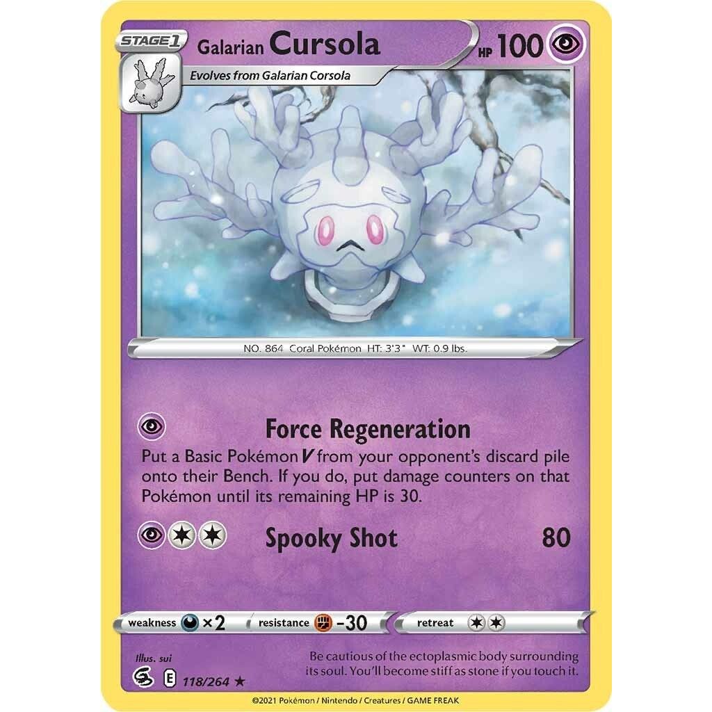 Galarian Cursola (118/264) (SWSH08)