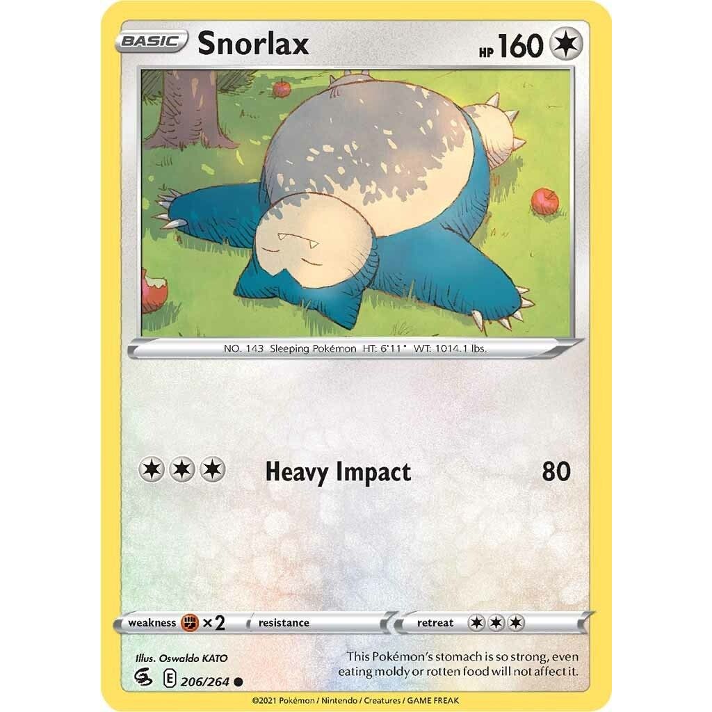 Snorlax (206/264) (SWSH08)