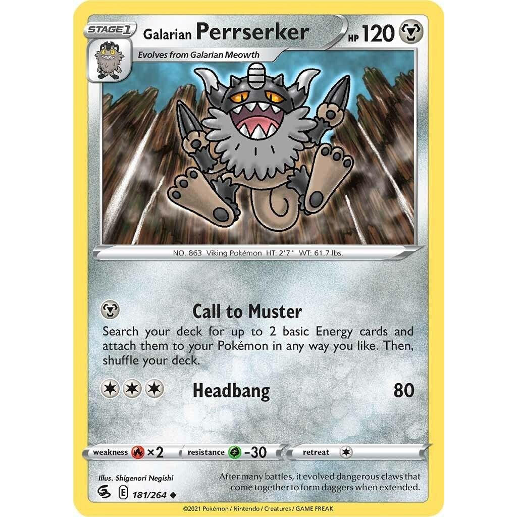 Galarian Perrserker (181/264) (SWSH08)