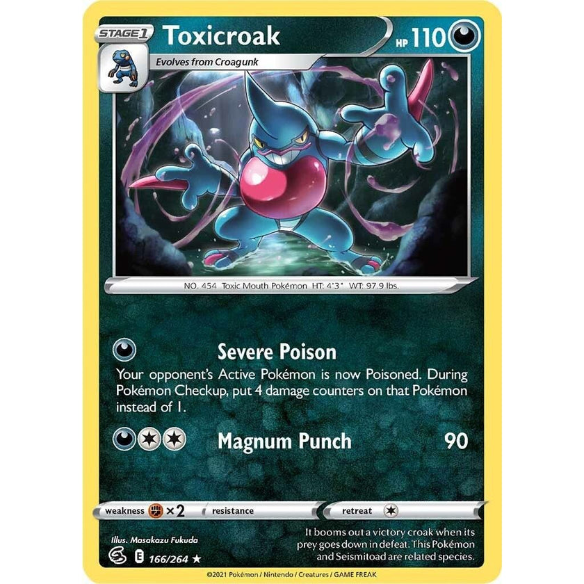 Toxicroak (166/264) (SWSH08)