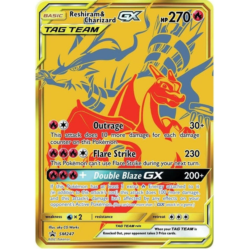 Reshiram & Charizard GX - SM247 (SM247) (SMP)