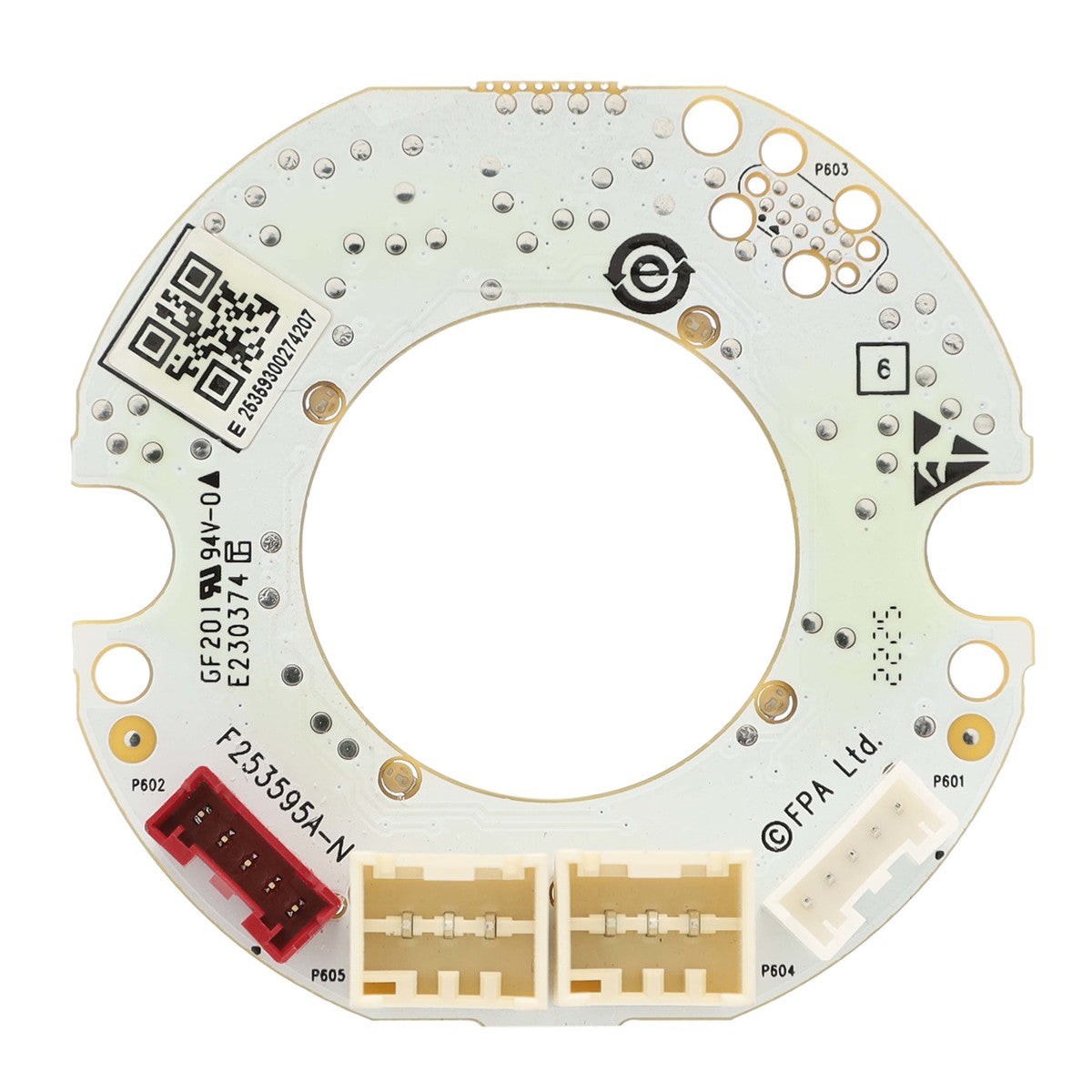 Pièce de rechange pour four Fisher & Paykel DCS 253593P : Modèle de lunette.