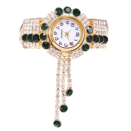 Ladies Fashion Rhinestone Bracelet Watch - Quartz