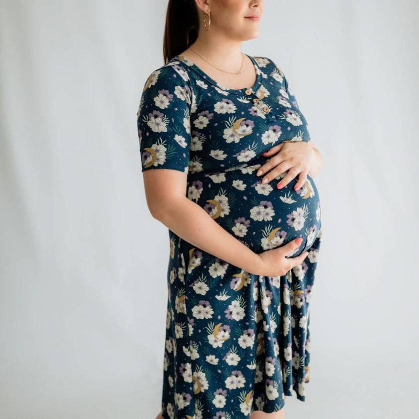 Ladies Bamboo Esme Dress | Celestial Floral