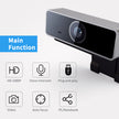 1080P USB Webcam with Autofocus, 60° Wide Angle and Built-In Microphone