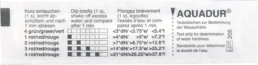 Bosch 00617210 Water Hardness Test Strip for Small Appliances