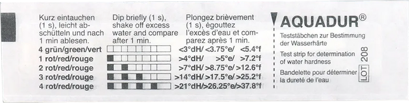 Bosch 00617210 Water Hardness Test Strip for Small Appliances