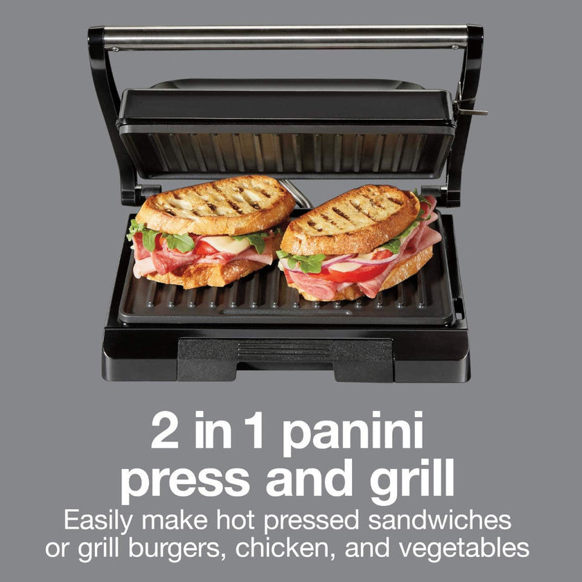 PROCTOR SILEX 25440PSC 4 Serving Panini Press, Sandwich Maker and Compact Indoor Grill