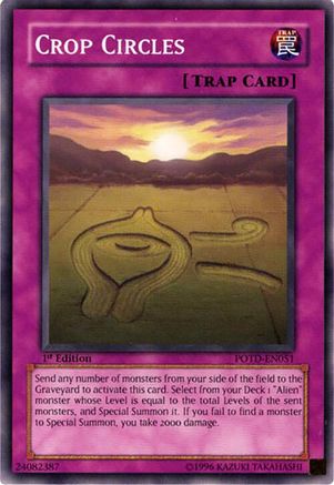 Crop Circles (POTD-EN051) - Power of the Duelist 1st Edition