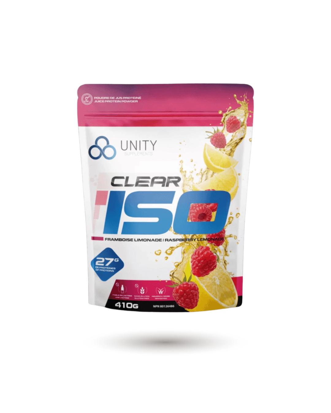 Unity Supplements Clear Isolate Protein Powder